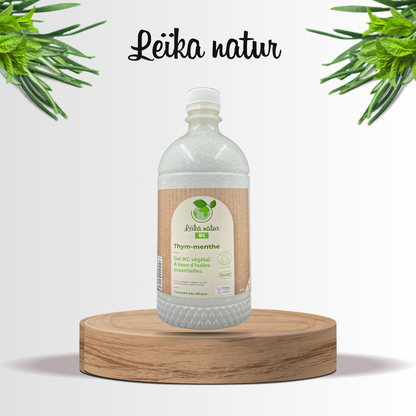 Leika Natur - Nettoyant WC Thym/Menthe: Pureté Végétale et Fraîcheur Durable