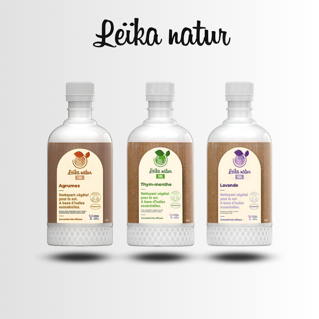 Leika Natur - Nettoyant Sol Thym/Menthe pour un Nettoyage Écologique