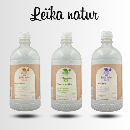 Leika Natur - Nettoyant WC Thym/Menthe: Pureté Végétale et Fraîcheur Durable